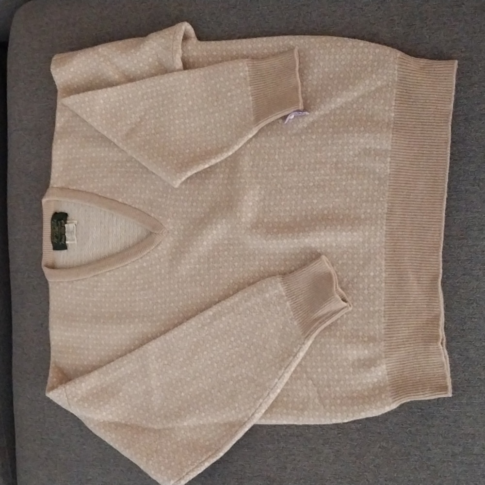 Alan Paine V Neck Lambswool Sweater Men's 44"